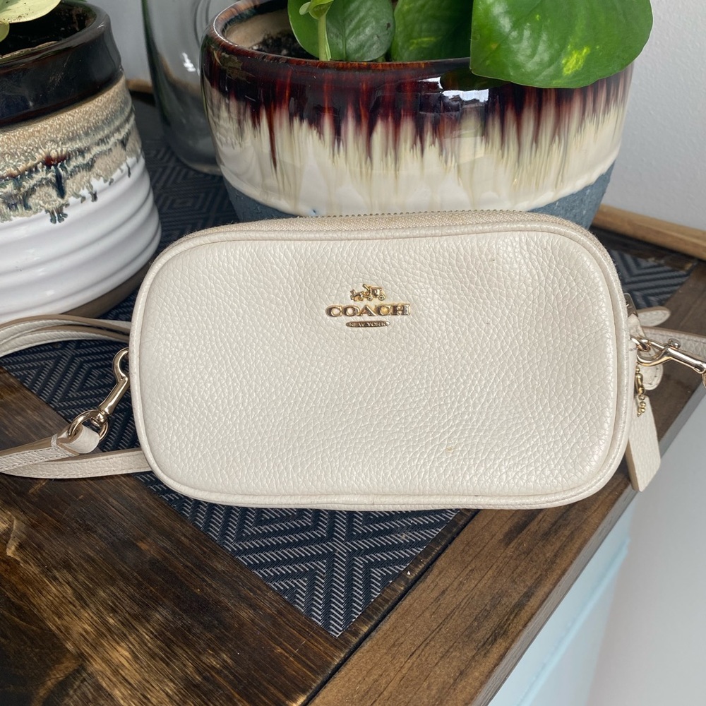 White Coach mini crossbody